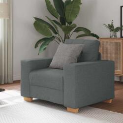 vidaXL Fotoliu canapea, gri închis, 100x78x80 cm, material textil GartenMobel Dekor (4105059) Canapea