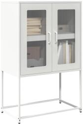 vidaXL Dulap înalt, alb, 68x39x107 cm, otel GartenMobel Dekor (853379) Comoda