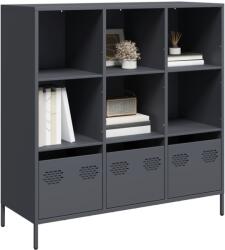 vidaXL Dulap înalt, antracit, 101, 5x39x103, 5 cm, otel GartenMobel Dekor (851390) Comoda