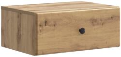 vidaXL Noptiera suspendata stejar artizanal cu sertar, 49 x 34, 5 x 20 cm (899143)