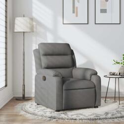 vidaXL Fotoliu rabatabil, gri închis, material textil GartenMobel Dekor (373463)