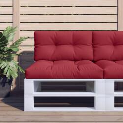 vidaXL Perna de paleti, rosu vin, 80x40x12 cm, material textil GartenMobel Dekor (360610)