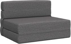 vidaXL Canapea Plianta cu Pat Gri deschis 190 x 100 x 15 cm tesatura GartenMobel Dekor (900102) Canapea