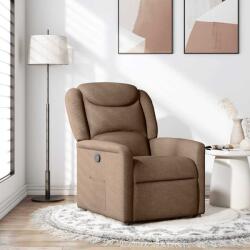 vidaXL Fotoliu rabatabil, maro, material textil GartenMobel Dekor (4015600)