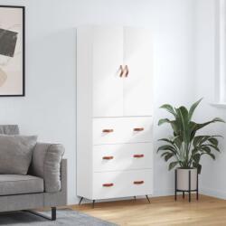 vidaXL Dulap înalt, alb, 69, 5x34x180 cm, lemn compozit GartenMobel Dekor (3195819) Comoda