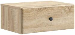 vidaXL Noptiera suspendata stejar sonoma cu sertar, 49 x 34, 5 x 20 cm (899129)