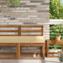 vidaXL Perna pentru canapea de exterior Bej 60 x 60 x 8 cm Poliester GartenMobel Dekor (900696)