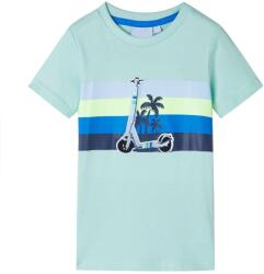 vidaXL Tricou pentru copii, verde menta deschis, 140 GartenMobel Dekor (11933)