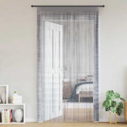 vidaXL Perdele sir 2 buc Gri deschis 100x250 cm GartenMobel Dekor (4102049)