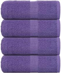 vidaXL Prosoape pentru oaspeti 4 buc Violet 360 g/m2 100% bumbac GartenMobel Dekor (136876) Prosop
