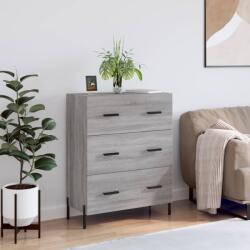 vidaXL Servanta, gri sonoma, 69, 5x34x90 cm, lemn compozit GartenMobel Dekor (827866) Comoda