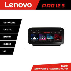 Lenovo Navigatie Fiat Bravo 2007-2014 Lenovo Pro 12.3 QLED 8GB+256GB 4G (KIT-BRAVO+PRO-12.3-8+256)