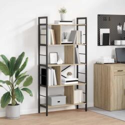 vidaXL Raft pentru carti Stejar Sonoma 75 x 30 x 156 cm Lemn compozit GartenMobel Dekor (883959) Biblioteca