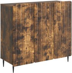 vidaXL Bufet Stejar fumuriu 89 x 34, 5 x 82 cm Lemn prelucrat GartenMobel Dekor (894420) Comoda