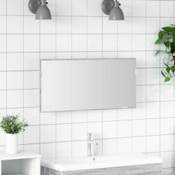 vidaXL Oglinda pentru baie Gri închis sonoma 80 x 8.5 x 37 cm GartenMobel Dekor (863304)