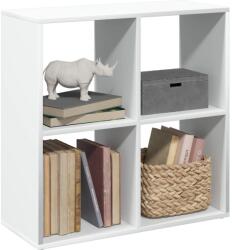 vidaXL Biblioteca/separator camera alb 69, 5x29x69, 5 cm lemn prelucrat GartenMobel Dekor (858003) Biblioteca