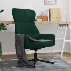 vidaXL Scaun de relaxare, verde închis, catifea GartenMobel Dekor (341110)