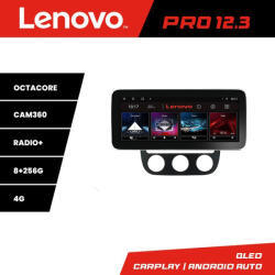 Lenovo Navigatie VW Golf 5 2004-2010 pentru clima automata, Lenovo PRO 12.3 QLED 8+256GB (KIT-golf5-automatic+PRO-12.3-8+256)