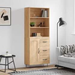vidaXL Dulap înalt, stejar sonoma, 69, 5x34x180 cm, lemn compozit GartenMobel Dekor (3190016) Comoda