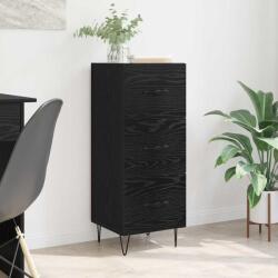 vidaXL Bufet cu sertar Stejar negru 34 x 34.5 x 90 cm Lemn compozit GartenMobel Dekor (881551) Comoda