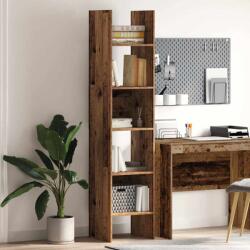vidaXL Dulap pentru carti Lemn vechi 40 x 35 x 180 cm Lemn compozit GartenMobel Dekor (875018) Biblioteca