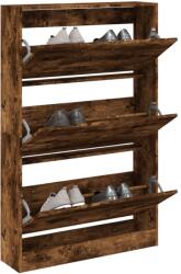 vidaXL Pantofar, stejar fumuriu, 80x21x125, 5 cm, lemn compozit GartenMobel Dekor (839928) Pantofar
