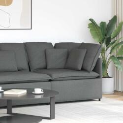 vidaXL Modul de colt pentru canapea modulara cu perne gri închis 100cm GartenMobel Dekor (4104448) Canapea