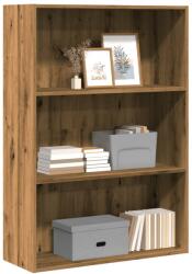 vidaXL Biblioteca, stejar artizanal, 80x30x114 cm, lemn prelucrat GartenMobel Dekor (857939) Biblioteca