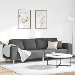 vidaXL Canapea pentru living Gri închis 250 x 77 x 76 cm Poliester GartenMobel Dekor (3335082) Canapea