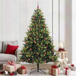 vidaXL Brad de Craciun artificial cu ramuri articulare 300 LEDs 210 cm GartenMobel Dekor (3396000)