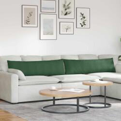 vidaXL Perne pentru canapea 2 pcs Verde închis 145 x 40 cm GartenMobel Dekor (42013865)