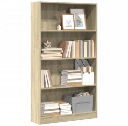 vidaXL Biblioteca, stejar sonoma, 80x24x143 cm, lemn prelucrat GartenMobel Dekor (857846) Biblioteca