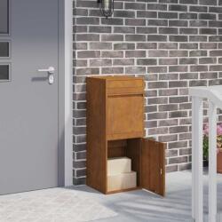 vidaXL Cutie pentru colet cu depozitare Ruginit 41 x 38 x 103 cm GartenMobel Dekor (874939)