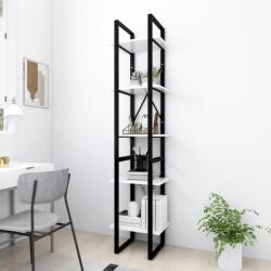 vidaXL Biblioteca cu 5 rafturi, alb, 40x30x175 cm, lemn prelucrat GartenMobel Dekor (3081968) Biblioteca