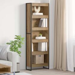 vidaXL Dulap pentru carti 2 pcs Stejar artizanal 60 x 30 x 189, 5 cm GartenMobel Dekor (3403003) Biblioteca