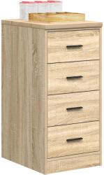 vidaXL Dulap depozitare garaj Stejar Sonoma 40x51x85 cm lemn masiv pin GartenMobel Dekor (860591) Comoda