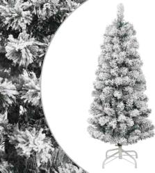 vidaXL Brad de Craciun artificial cu balamale si zapada pufoasa 150 cm GartenMobel Dekor (358380)