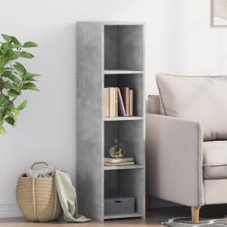 vidaXL Dulap înalt, gri beton, 30x41x124 cm, lemn compozit GartenMobel Dekor (846379) Comoda