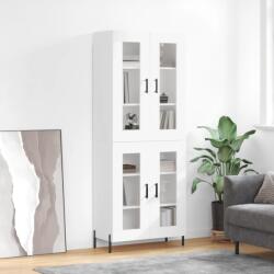 vidaXL Dulap înalt, alb, 69, 5x34x180 cm, lemn compozit GartenMobel Dekor (3198281) Comoda