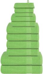 vidaXL Set de prosoape 12 piese Apple Green 360 g/m2 100% bumbac GartenMobel Dekor (137110) Prosop