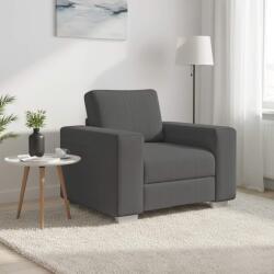 vidaXL Canapea Scaun Gri închis 100x77x82 cm tesatura velur GartenMobel Dekor (4105187) Canapea