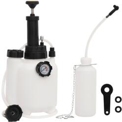 vidaXL Purjor de frana, alb si negru, 3 L GartenMobel Dekor (210781)