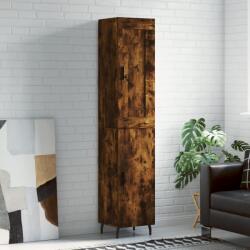 vidaXL Dulap înalt, stejar fumuriu, 34, 5x34x180 cm, lemn prelucrat GartenMobel Dekor (3200150) Comoda