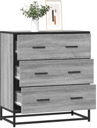 vidaXL Dulap, gri sonoma, 68x35x76 cm, lemn prelucrat si metal GartenMobel Dekor (848972) Comoda