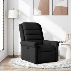 vidaXL Fotoliu rabatabil, negru, material textil GartenMobel Dekor (4015638)