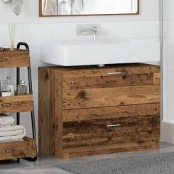 vidaXL Dulap pentru Chiuveta Lemn Vechi 78 x 37 x 59 cm Lemn compozit GartenMobel Dekor (868830)