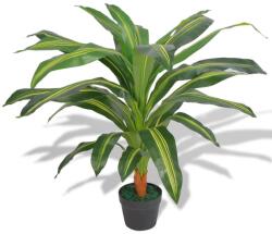 vidaXL Planta Dracena artificiala cu ghiveci, 90 cm, verde GartenMobel Dekor (244450)