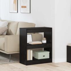 vidaXL Dulap pentru carti Stejar negru 60 x 30 x 72 cm Lemn compozit GartenMobel Dekor (880458) Biblioteca