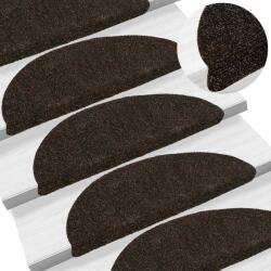 vidaXL Covorase autoadezive pentru scari, 30 buc. , 56x17x3 cm, maro închis, semirotunde GartenMobel Dekor (3365685) Covor