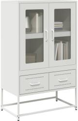vidaXL Dulap înalt, alb, 68x39x111, 5 cm, otel GartenMobel Dekor (853367) Comoda